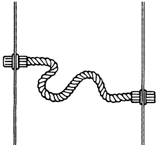 FLEXIBLE COTTON PERCH FOR PARROT