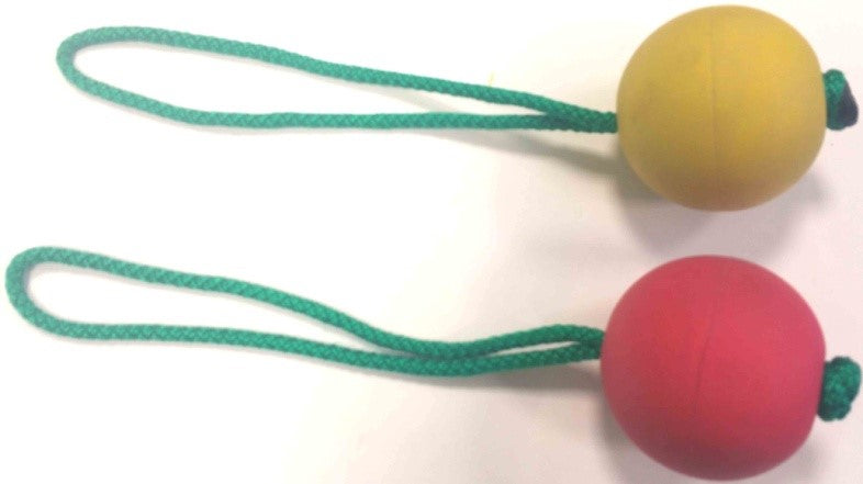 SOFT BALL WITH ROPE 75mm / 25mm