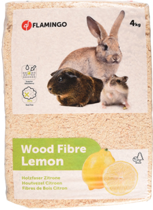 WOOD FIBRE LEMON NATURAL 4kg/56LTR