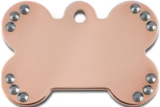 BRONZE BONE TAG