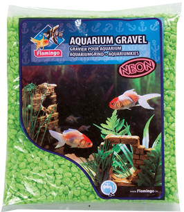 GRAVEL NEON GREEN 1KG 4-7mm