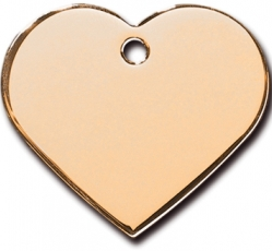 ТЕГ СЕРДЦЕ LRG ЗОЛОТО