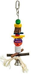 BIRD TOY LAVA WOOD-BELL MEDIUM 27cm
