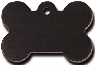TAG BONE LRG BLACK