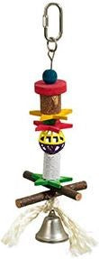 BIRD TOY LAVA WOOD-BELL LARGE 32cm