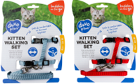 KITTEN WALKING SET UNI MIXED COLORS 15-25cm / 8mm-125cm