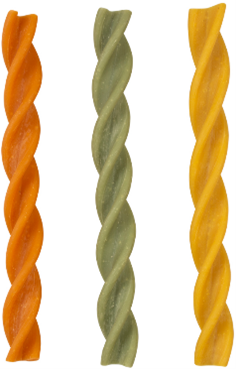 GARDEN BITES FRUITY DENTAL SWIRLS MIXED COLORS 16cm / 18g
