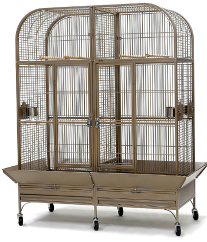 Double parrot cage deals
