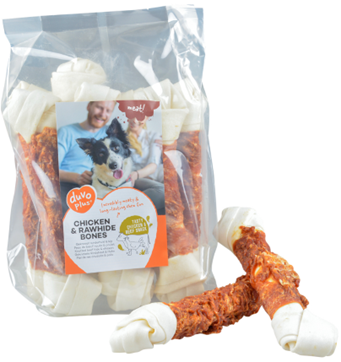 CHICKEN & RAWHIDE XLARGE BONES 1000G