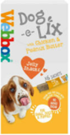 WEBBOX DOG-E-LIX JELLY ΚΟΤΟΠΟΥΛΟ & ΦΙΣΤΙΚΟΒΟΥΤΥΡΟ 90 γρ.