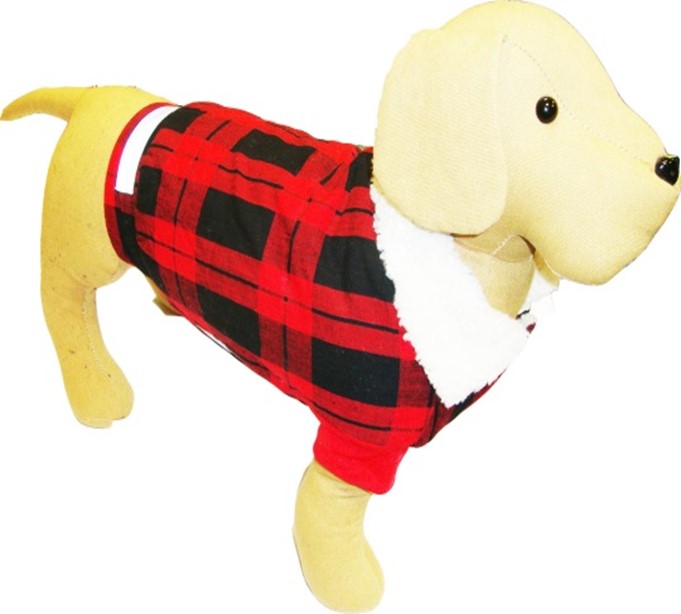 ОДЕЖДА ДЛЯ СОБАК КРАСНЫЕ И ЧЕРНЫЕ КВАДРАТЫ