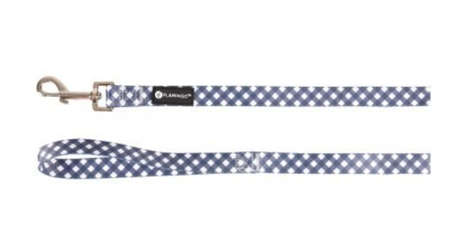 SALOME GREY/WHITE DOG LEASH