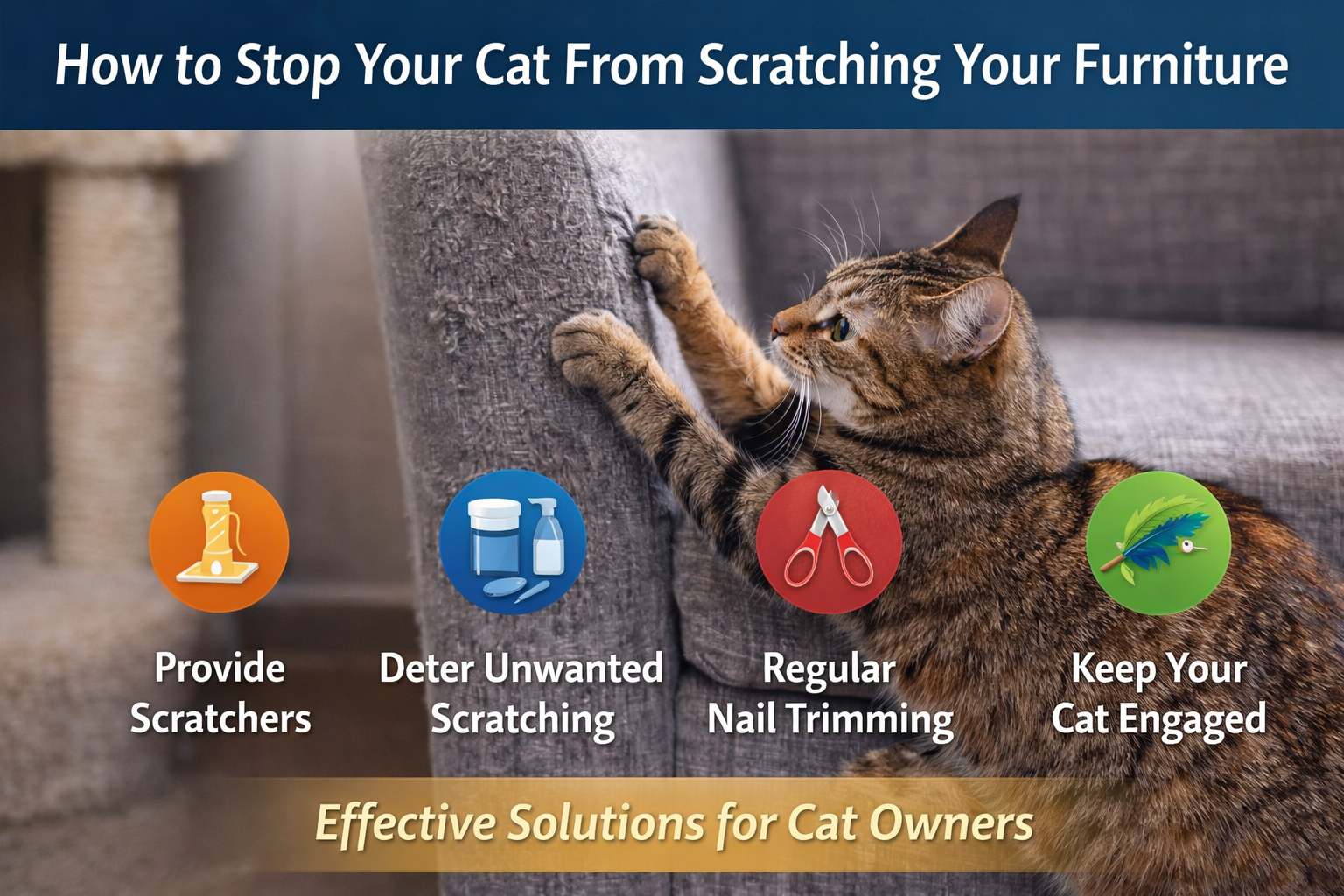 🐱 How to Stop Your Cat from Scratching Furniture (Proven Tips That Work)