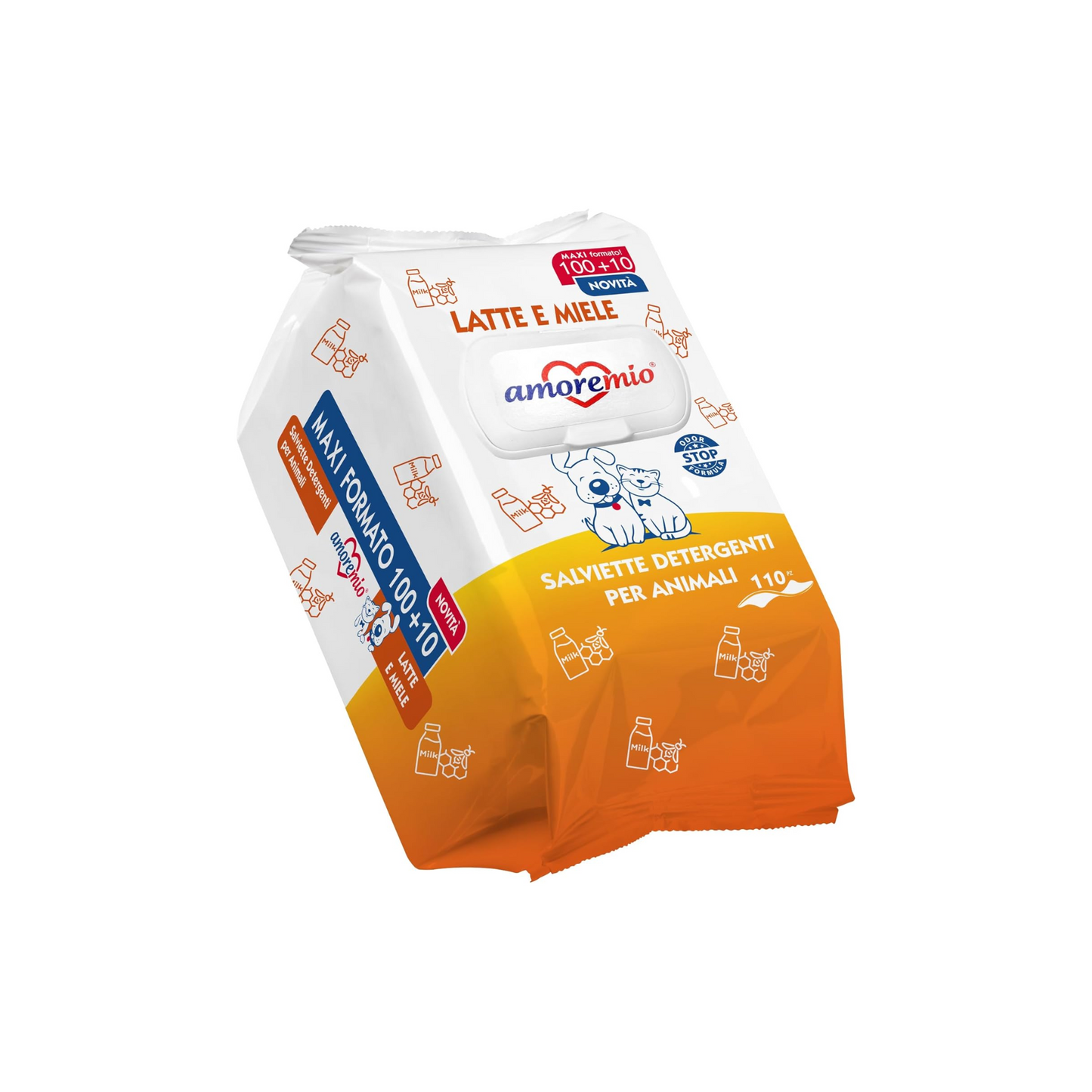 WET WIPES FOR DOGS LATTE E MIELE