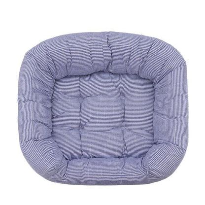 BLUE SKY STRIPE SQUARE BED