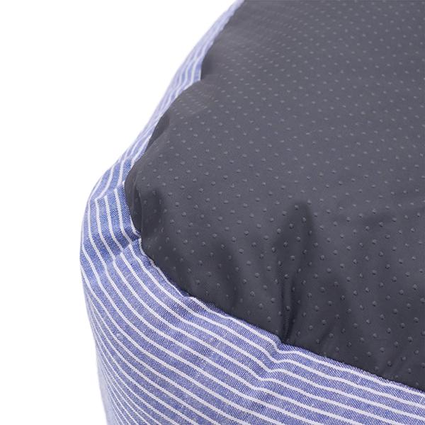 BLUE SKY STRIPE SQUARE BED