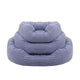 BLUE SKY STRIPE SQUARE BED