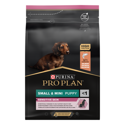PRO PLAN SMALL & MINI PUPPY <1 SENSITIVE SKIN SALMON 3kg
