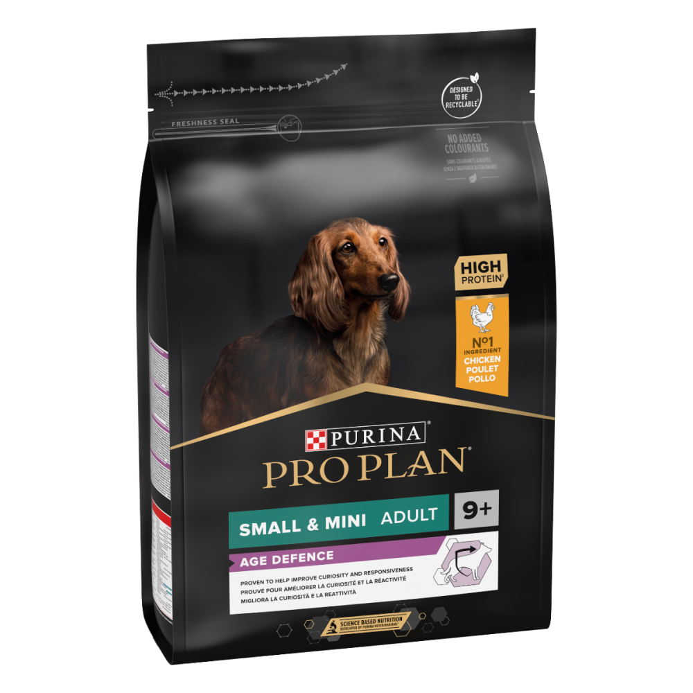 PRO PLAN SMALL & MINI ADULT 9+ AGE DEFENCE CHICKEN 3kg