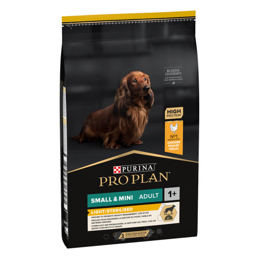PRO PLAN SMALL & MINI ADULT 1+ LIGHT/STERILISED CHICKEN 3kg