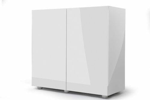 ГЛЯНЦЕВЫЕ ШКАФЫ ЛИНИЯ БЕЛЫЙ