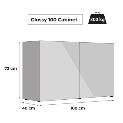 ГЛЯНЦЕВЫЕ ШКАФЫ ЛИНИЯ БЕЛЫЙ