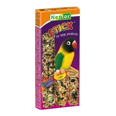 3x LOVEBIRD STICKS СМОРОДИНА / ЯЙЦО / ПЕЧЕНЬЕ 175г