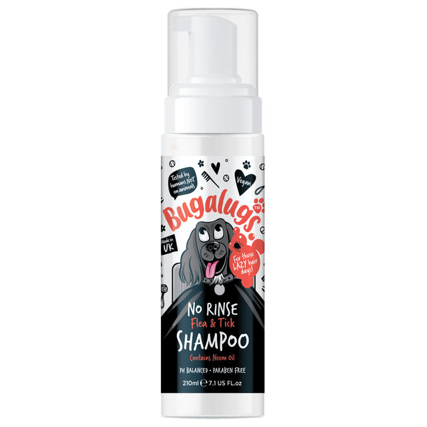 NO RINSE FLEA & TICK SHAMPOO FOR DOGS 210ML