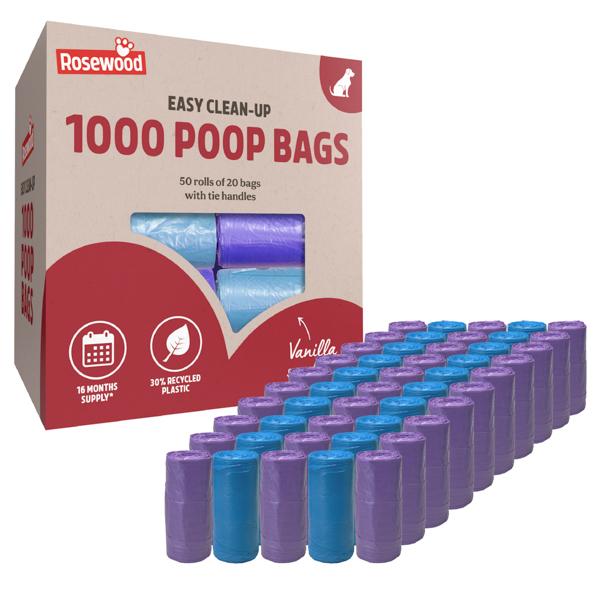 POOP BAGS – GRAB AND GO SINGLE ROLL