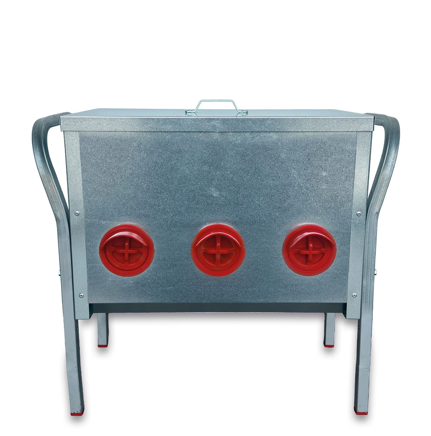 OUTDOOR GALVANISED FEEDER 6 PORTS 30KG