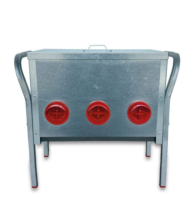 OUTDOOR GALVANISED FEEDER 6 PORTS 30KG