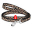 WAUDOG NYLON DOG LEASH LEOPARD