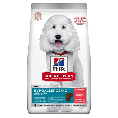 Hill's Adult 1+ Hypoallergenic Medium Salmon 2.5 kg