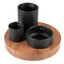IGGY – ENRICHED FOOD TRAY WITH 3 LEVELS BLACK