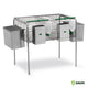 RABBIT CAGE JUCAR 2 NESTS 2 FEEDERS