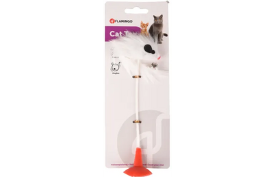 CAT TOY MOUSE ON STICK