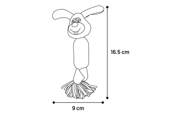 TOY WYLA COW & RABBIT MIX COLOUR