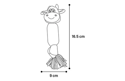 TOY WYLA COW & RABBIT MIX COLOUR
