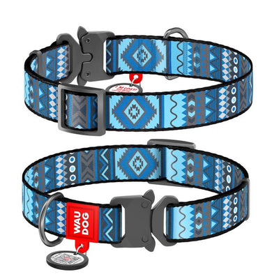 WAUDOG NYLON DOG COLLAR WITH QR PASSPORT