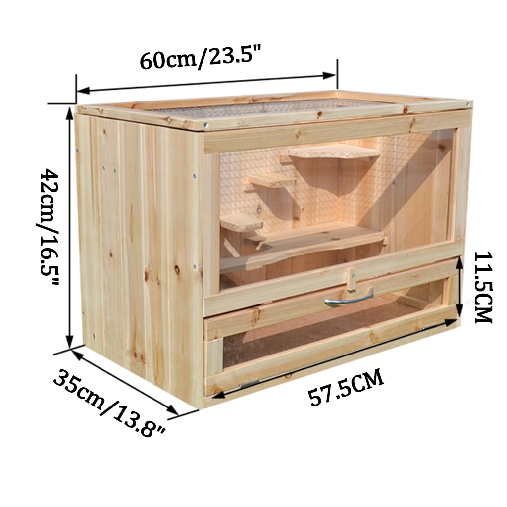 WOODEN RODENT CAGE MAZE