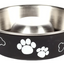 SLOW FEEDER KENA ROUND BLACK & SILVER