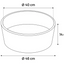 BASKET ZINZI ROUND GREY