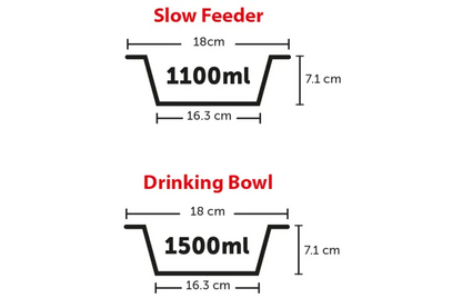 FEEDING AND DRINKING BOWL DUO DINNER STAND SUVI