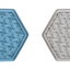 LICK PAD JELLY HEXAGON MULTIPLE COLOURS