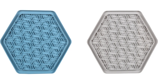 LICK PAD JELLY HEXAGON MULTIPLE COLOURS