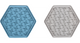 LICK PAD JELLY HEXAGON MULTIPLE COLOURS