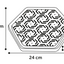 LICK PAD JELLY HEXAGON MULTIPLE COLOURS