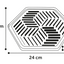 LICK PAD BEAN HEXAGON MULTIPLE COLOURS