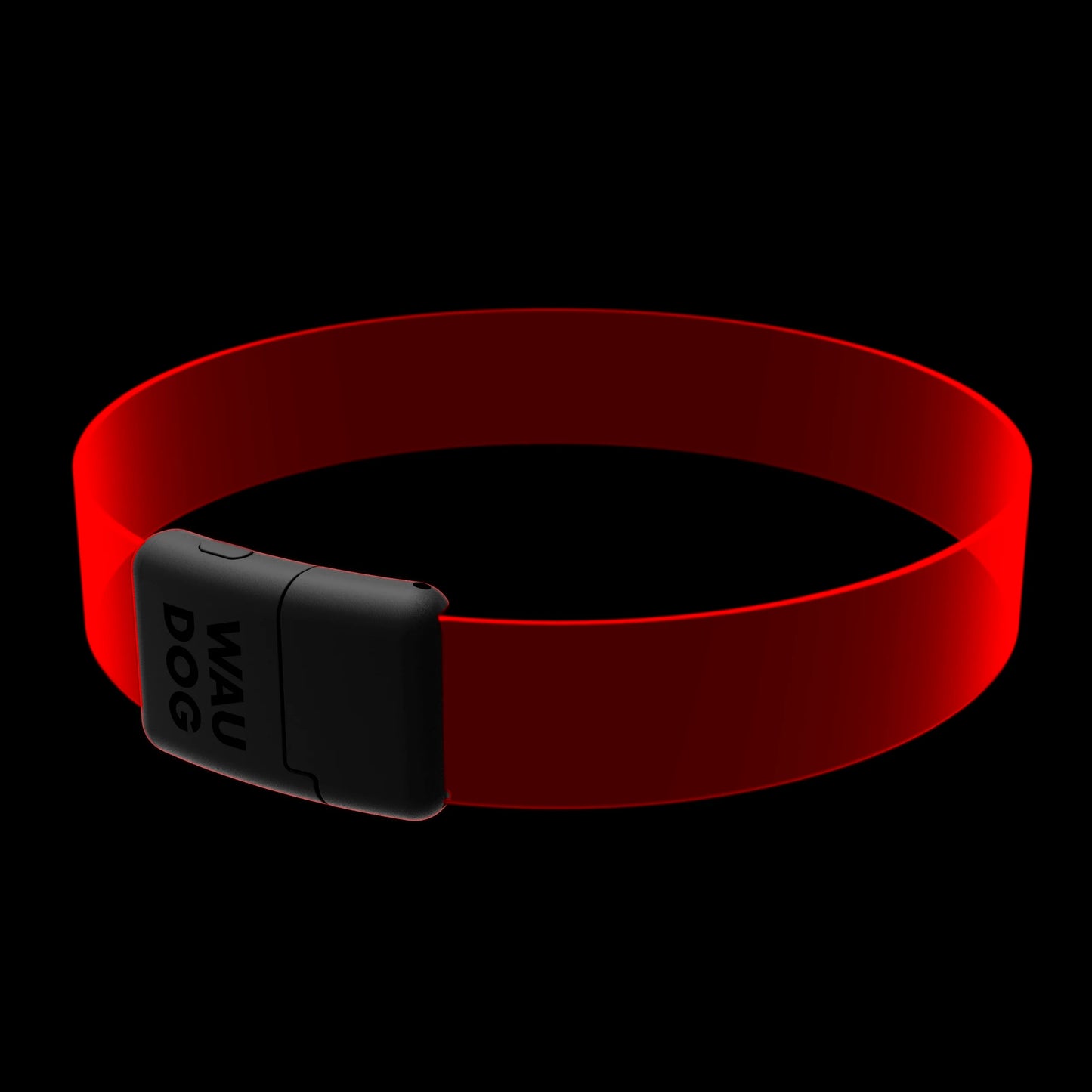 WAUDOG LED LIGHT UP DOG COLLAR, RGB, TYPE-C ADJUSTABLE