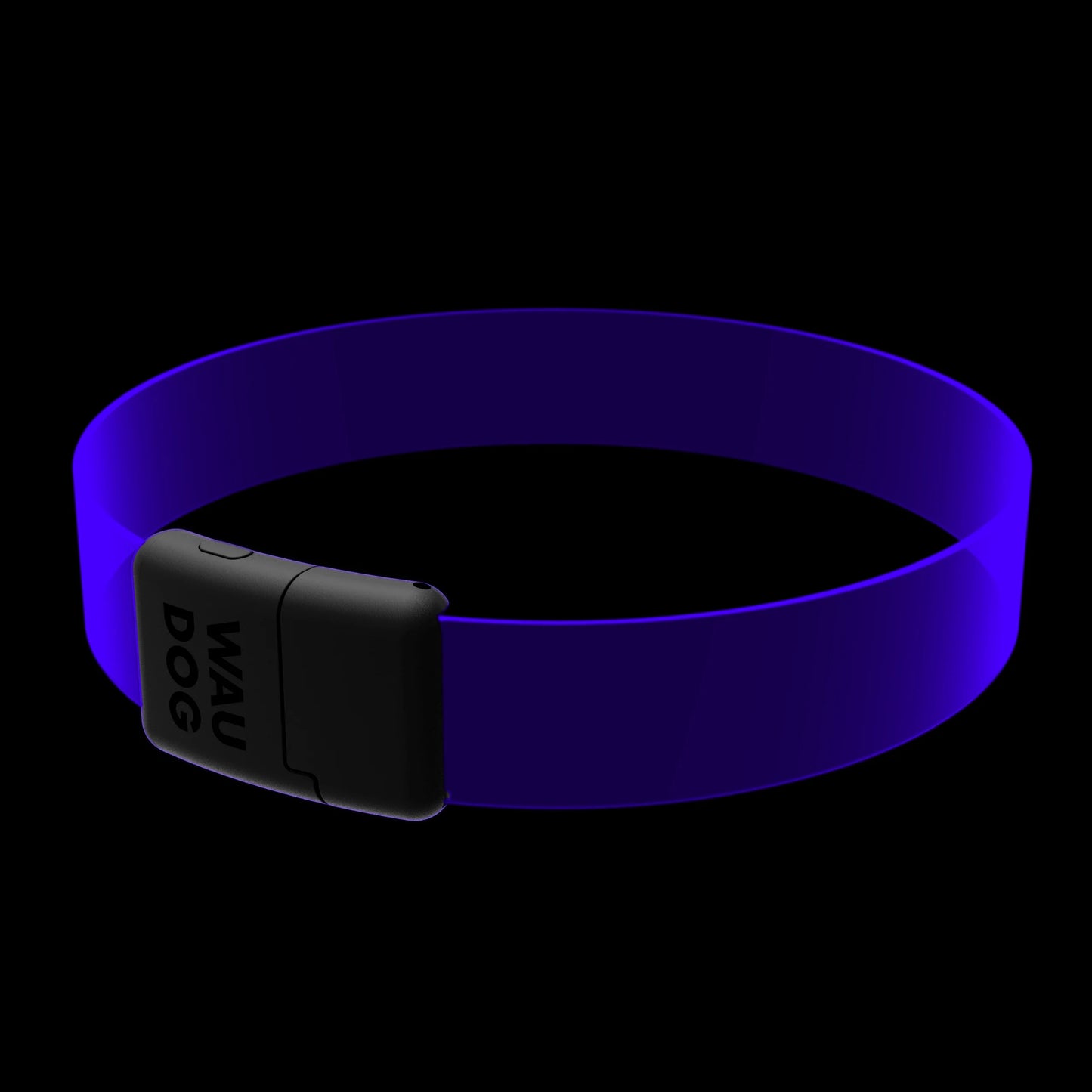 WAUDOG LED LIGHT UP DOG COLLAR, RGB, TYPE-C ADJUSTABLE